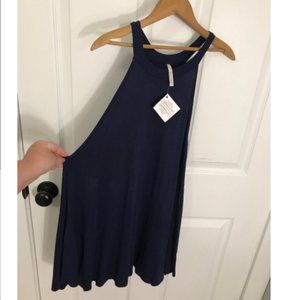 High Neck Flowy Tank